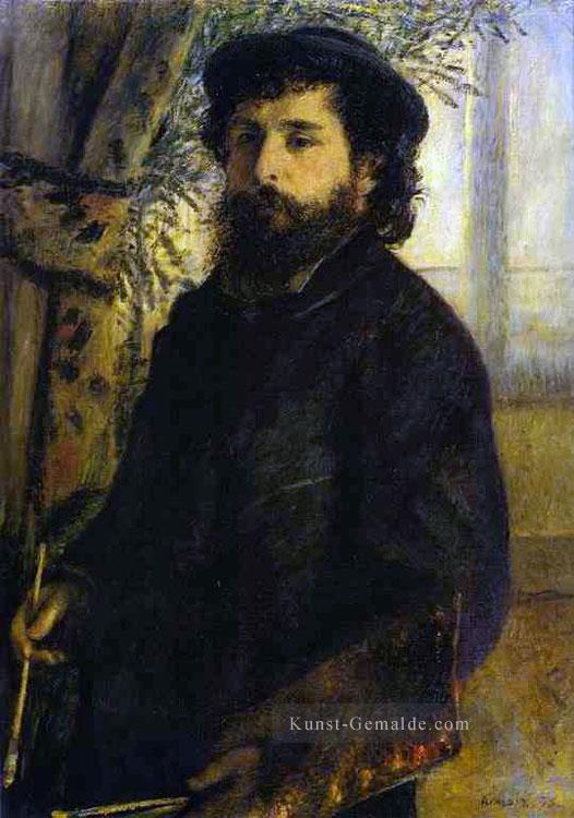 Porträt von Claude Monet Pierre Auguste Renoir Ölgemälde